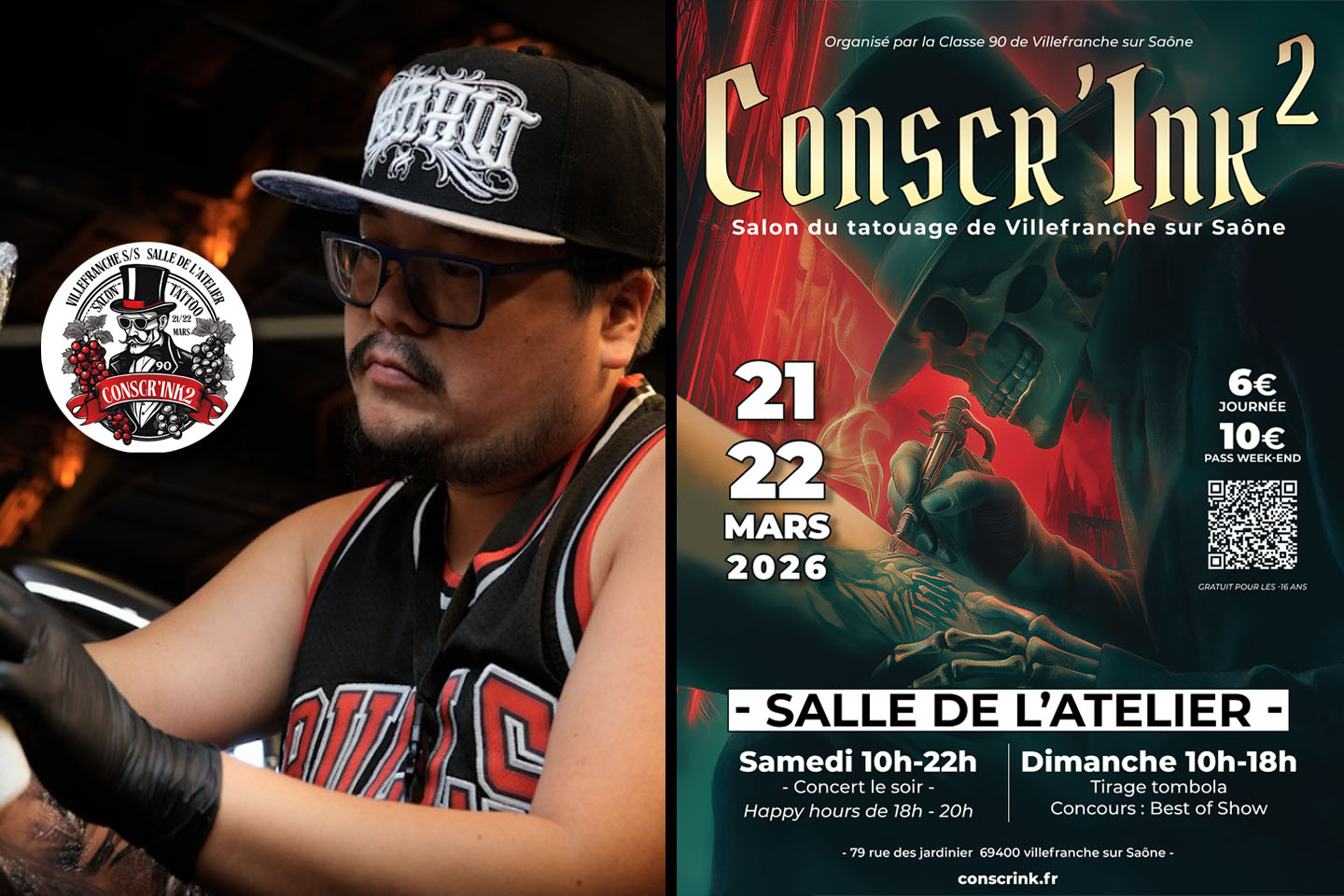 Conscrink, salon du tatouage de villefranche sur saône