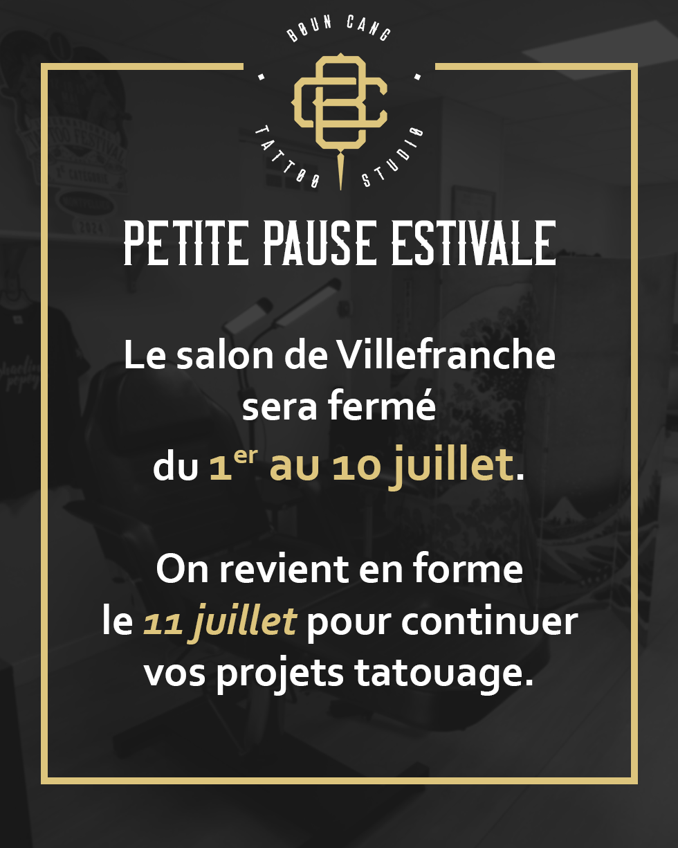 vacance été salon de tatouage